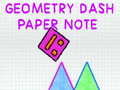 Гульня Geometry Dash Paper Note