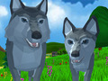 Гульня Wolf simulator wild animals 