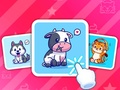Гульня Cute Animal Cards