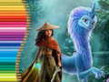 Гульня Coloring Book for Raya And The Last Dragon