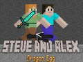 Гульня Steve and Alex Dragon Egg