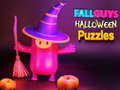 Гульня Fall Guys Halloween Puzzle