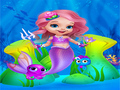 Гульня Cute Mermaid Girl Dress Up 