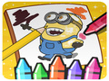 Гульня Coloring Minion Раскраска Миньон