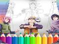 Гульня Naruto Shippuden Coloring Book 