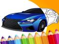 Гульня Japanese Luxury Cars Coloring Book 