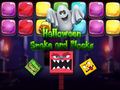 Гульня Halloween Snake and Blocks