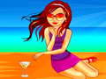 Гульня Beach Girl Dressup