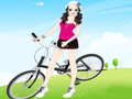 Гульня Bicycle Girl Dressup