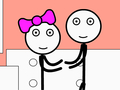 Гульня Stickman Jailbreak - Love Story