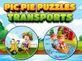 Гульня Pic Pie Puzzles Transports