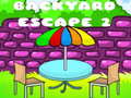 Гульня Backyard Escape 2