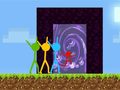 Гульня Stickman Parkour Skyland