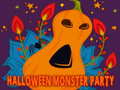Гульня Halloween Monster Party Jigsaw