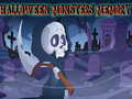Гульня Halloween Monsters Memory