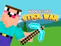 Гульня Noob vs Pro Stick War
