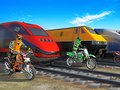 Гульня Bike vs Train