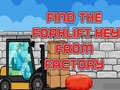 Гульня Find The Forklift Key From Factory 