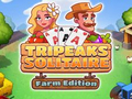 Гульня Tripeaks Solitaire Farm Edition