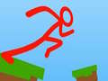 Гульня Stickman parkour craft