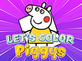 Гульня Let's Color Piggys