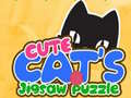 Гульня Cute Cats Jigsaw Puzzle