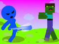 Гульня Stickman Zombie Escape
