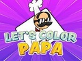 Гульня Let's Color Papa