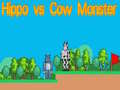 Гульня Hippo vs Cow Monster