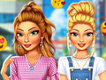 Гульня Super Girls Ripped Jeans Outfits