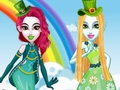 Гульня Green Vs Rainbow Fashion Battle