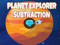 Гульня Planet Explorer Subtraction