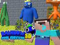 Гульня Rainbow Noob Survivor 3D