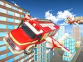 Гульня Flying Fire Truck Driving Sim