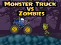 Гульня Monster Truck vs Zombies
