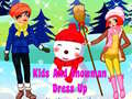 Гульня Kids and Snowman Dress Up