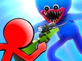 Гульня Stickman vs Huggy Wuggy