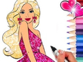 Гульня Coloring Book: Barbie
