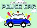 Гульня Easy to Paint Police Car