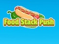 Гульня Food Stack Push