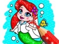 Гульня Coloring Book: Mermaid
