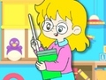 Гульня Coloring Book: Teacher