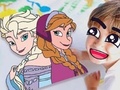 Гульня Coloring Book: Frozen