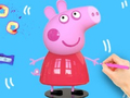Гульня Coloring Book: Peppa Pig
