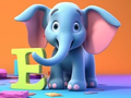Гульня Coloring Book: Letter E