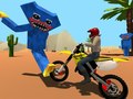 Гульня Motoracer vs Huggy