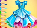 Гульня Coloring Book: Dress