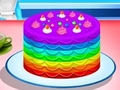 Гульня Cooking Rainbow Cake