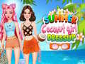 Гульня Summer Coconut Girl Dress Up