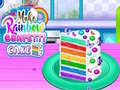 Гульня Make Rainbow Confetti Cake